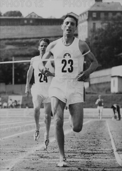 1500m La Chaux-de-Fonds 1958: Edgar Friedli, Ernest Emch.