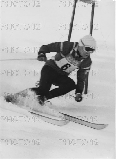 Olympic Games Squaw Valley 1960: Roger Staub.