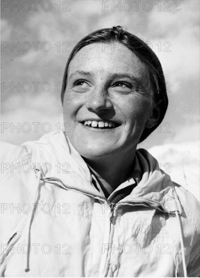 Adelboden 1957: Annemarie Waser.