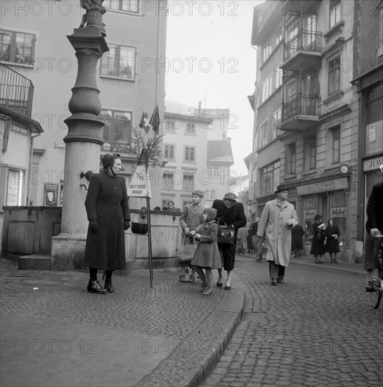 Advent season in Zurich 1951 .