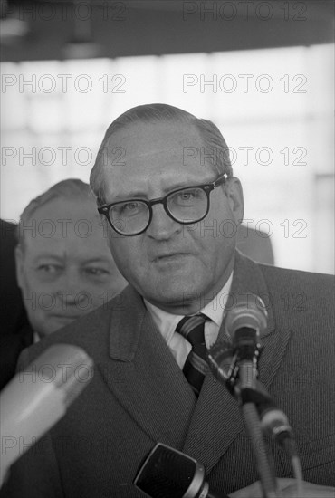 Gerard C. Smith, chief U.S. delegate at SALT confrence, Geneva 1969.