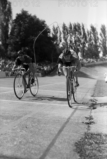 Oskar Plattner and Georges Senfftleben ca. 1946.