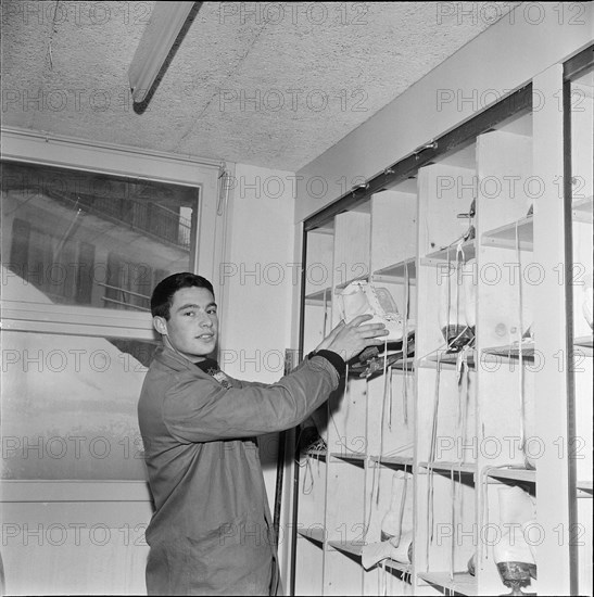 Gerard Rigolet, hockey player, ca. 1960.