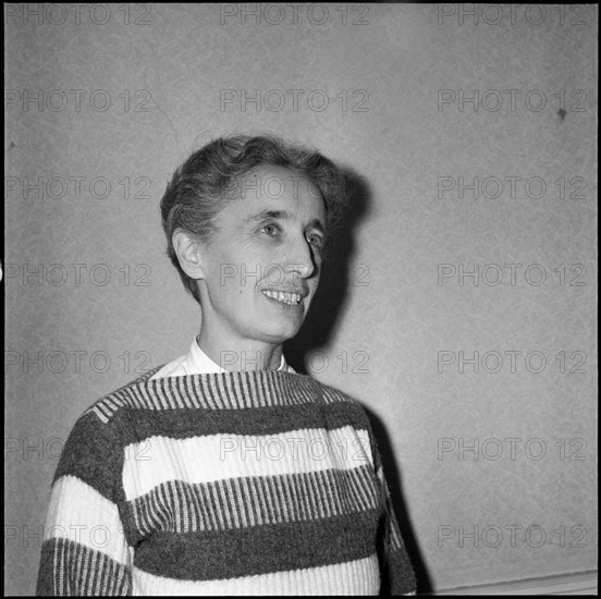 Therapeutic teacher Maria Egg-Benes, Zurich 1960.