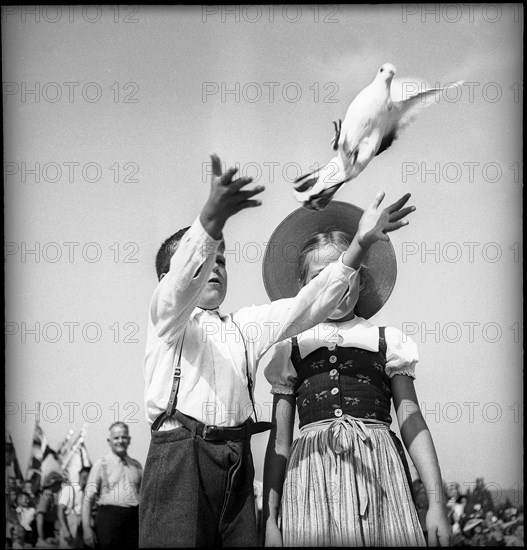 Commemoration 500 years Battle of St. Jakob an der Birs, Basle 1944.