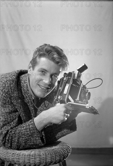 ATP photo reporter Bruno Sulzer, Zurich ca. 1950.