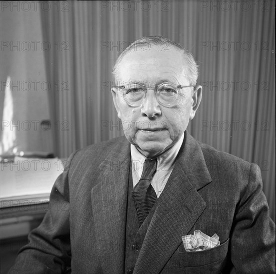 Samuel Tolkowsky, consul general of Israel in Switzerland, ca. 1949