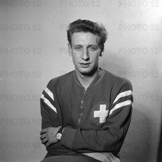 Soccer player Kiki Antenen, ca. 1960.