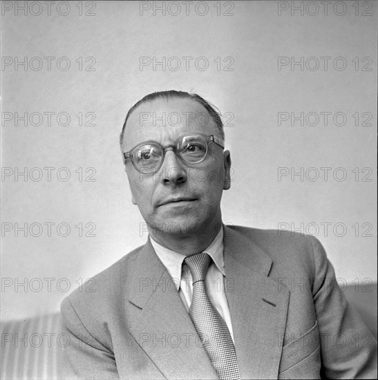 Dr. L. Erlacher, director of book guilde Gutenberg; Zurich ca. 1955.