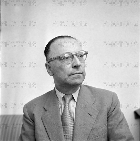 Dr. L. Erlacher, director of book guilde Gutenberg; Zurich ca. 1955.