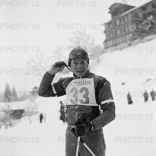 Skier Gerhard Nenning, ca. 1966.