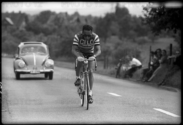 Cyclist Emilio Croci-Torti ca. 1956.