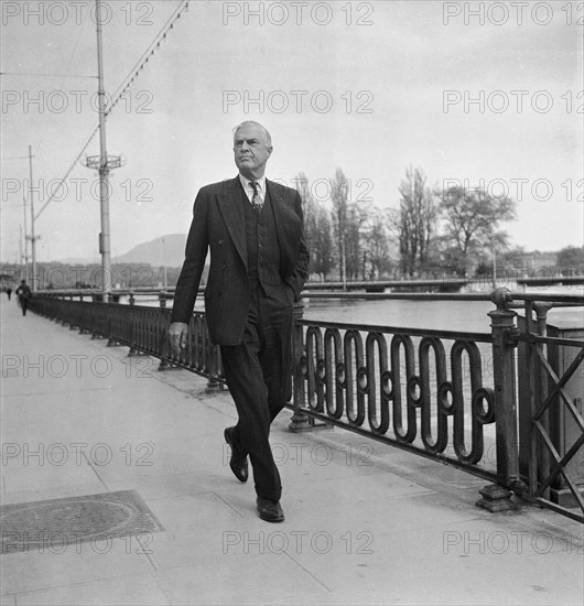 William L. Clayton in Geneva 1947.