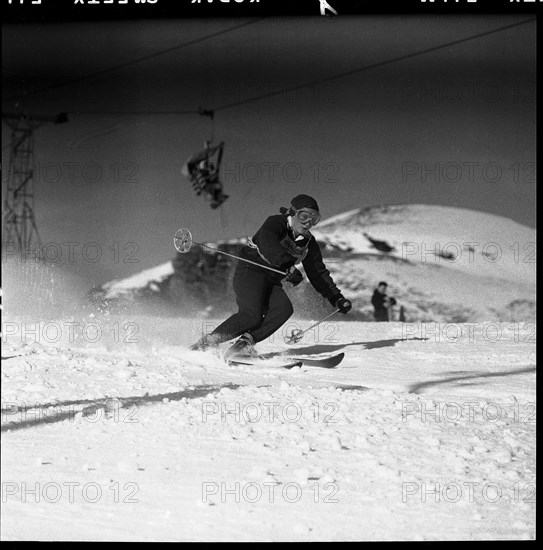 1955/56, Ladies giant slalom Grindelwald 1956: Annemarie Waser.