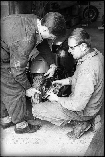 Fritz Scheidegger, racing driver and Robinson 1966.