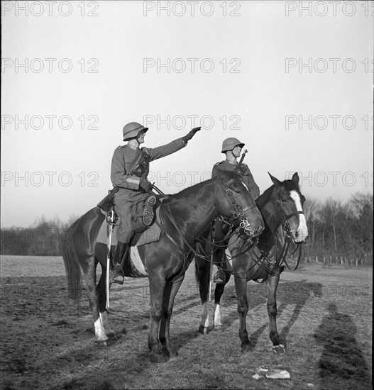 Dragoon squadron 9, Chevenez (Ajoie, Bernese Jura) ca. 1940