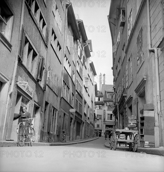 Wohllebgasse in Zürich 1948