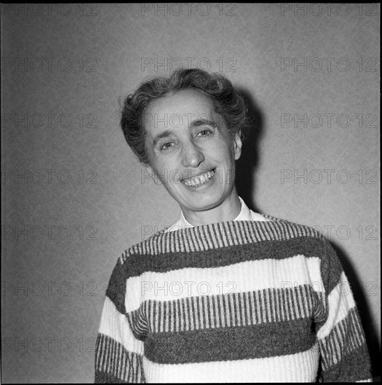 Therapeutic teacher Maria Egg-Benes, Zurich 1960.