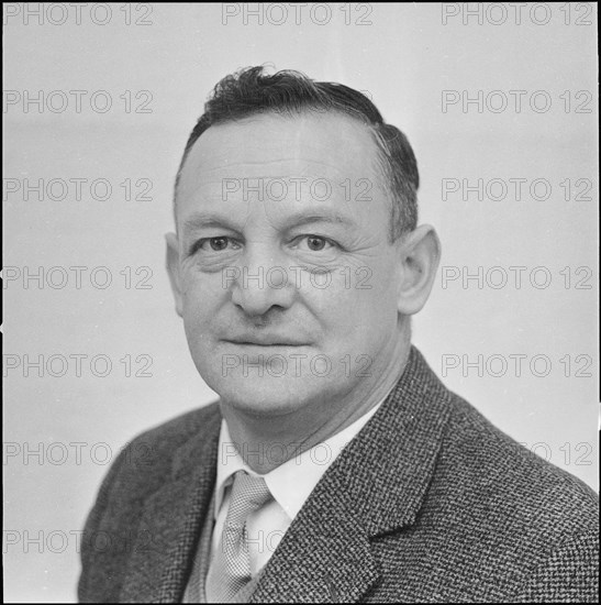 Ernst Walter, employee of ATP agency; Zurich ca. 1960.