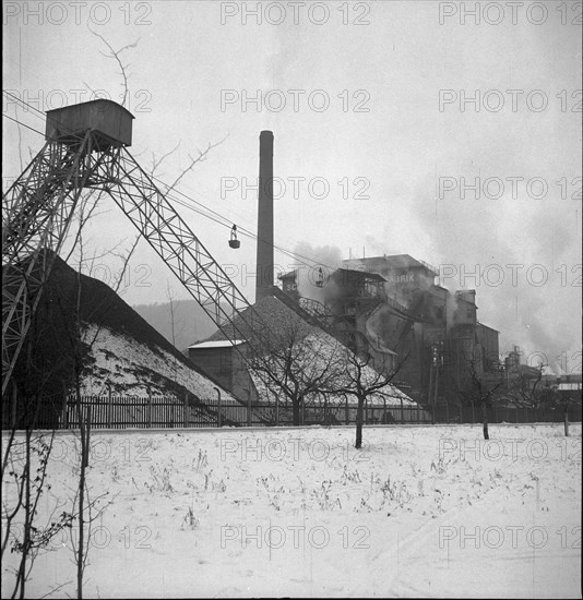 Cement and lime plant in Rekingen AG 1950.