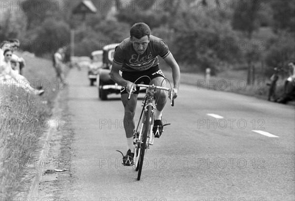 Edgar Sorgeloos, cyclist, 1955.