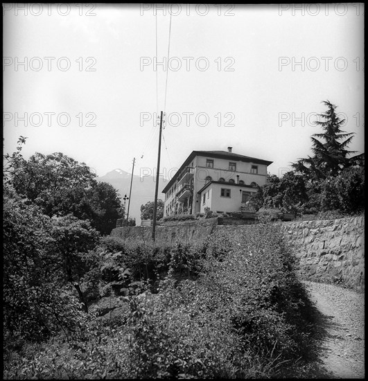 Psychiatric clinic Malévoz in Monthey 1945.