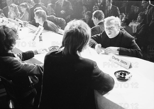 The Rolling Stones in Zurich 1967; press conference at Hazyland.