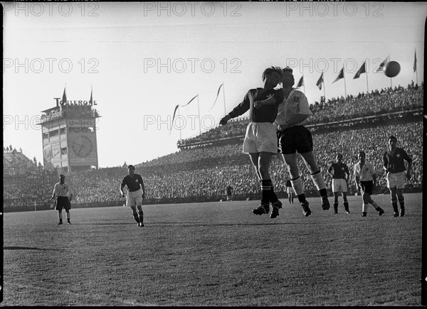 Football WC in Switzerland 1954: Switzerland - England