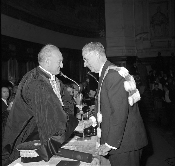 Ceremony for Professor Marcel Raymond, 1966