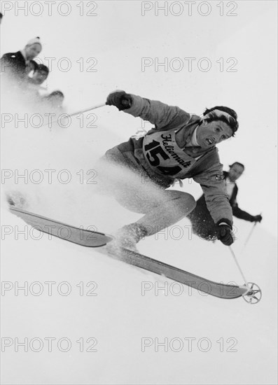 Swiss championship in Engelberg 1959: Madeleine Berthod