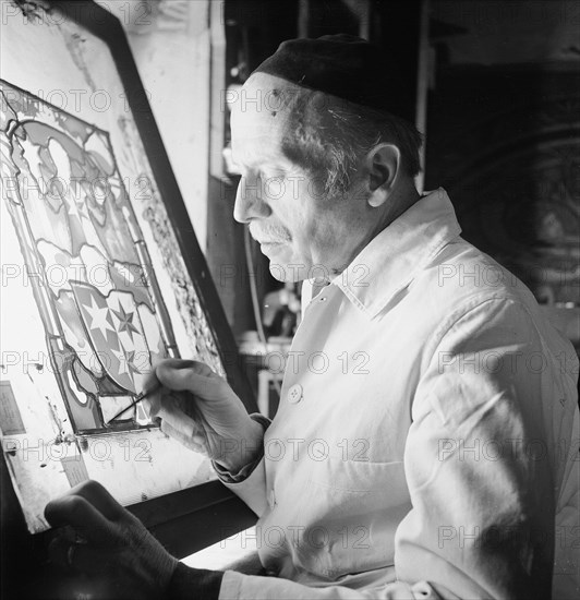 Richard A. Nüscheler, glass painter (1877-1950)