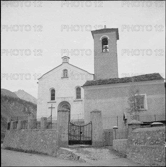 Church, Marmorera around 1953