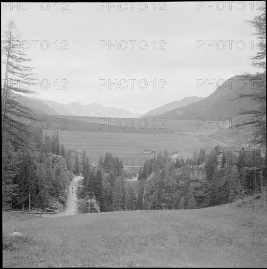 Marmorera dam around 1955