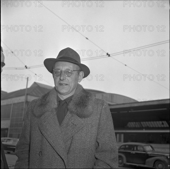 Karl Orff visiting Switzerland, 1951