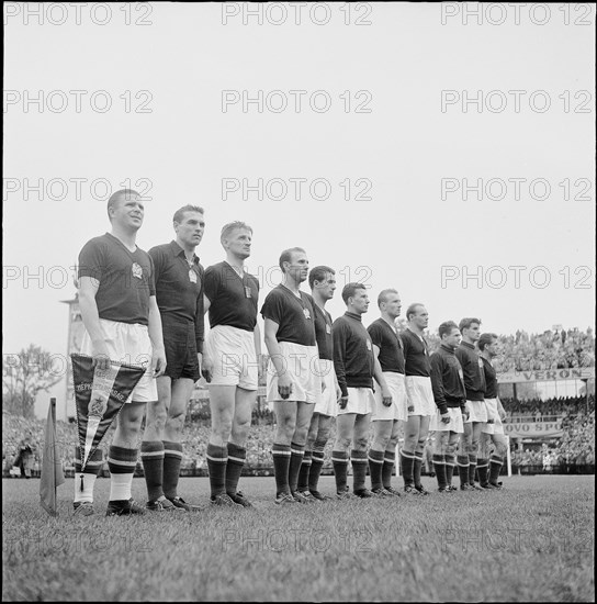 Football WC final 1954: The Hungarian team