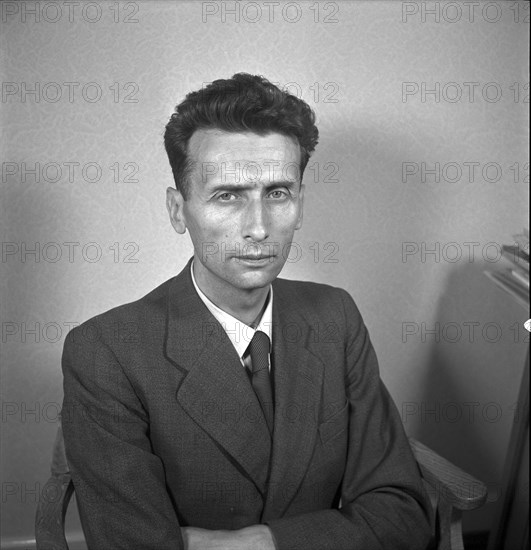 Pietro Mona, president of the federal insurances court, around 1955