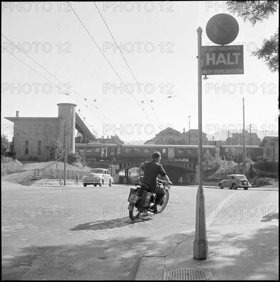 Bus Stop at the Langstrasse, 1953