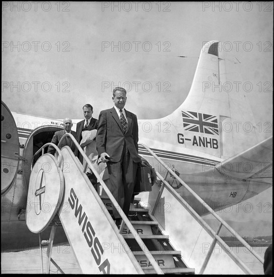 Dag Hammarskjöld in der Schweiz, 1961