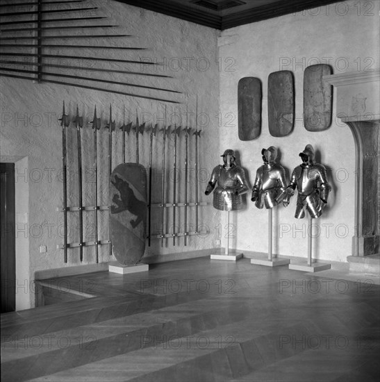 Scharnachthal Hall at Oberhofen Castle, 1957