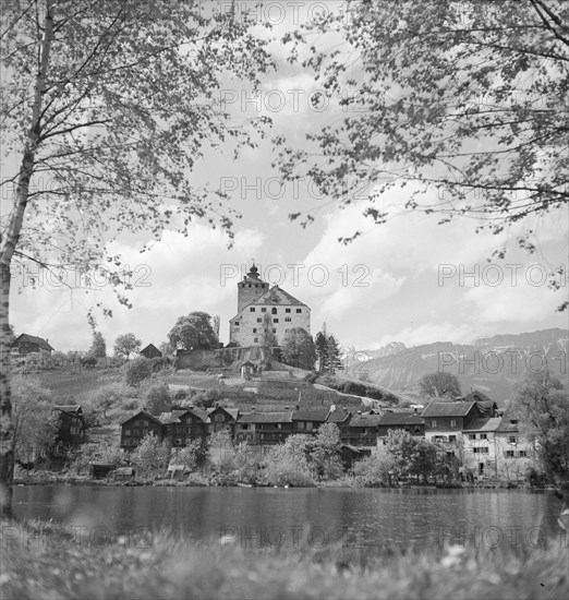 Werdenberg Castle, around 1956