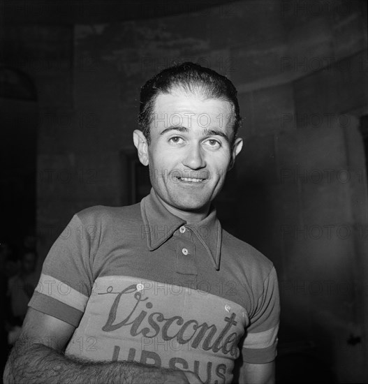 Aldo Ronconi, overall third at Tour of Switzerland 1950