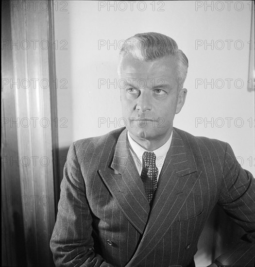 Diplomat Dr. jur. Alfred Martin Escher. Berne ca. 1950