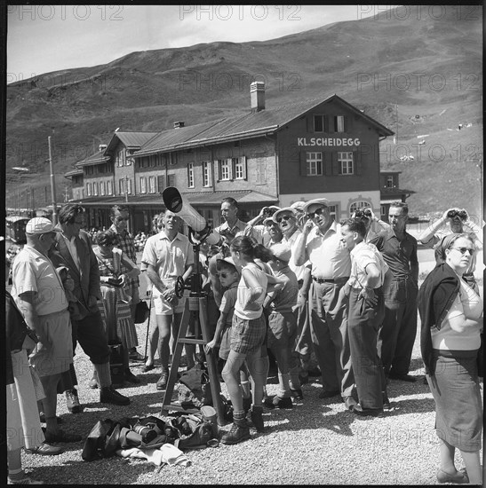 On the Kleinen Scheidegg 1958