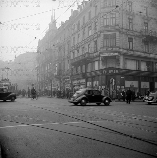 Advent season in Zurich 1951