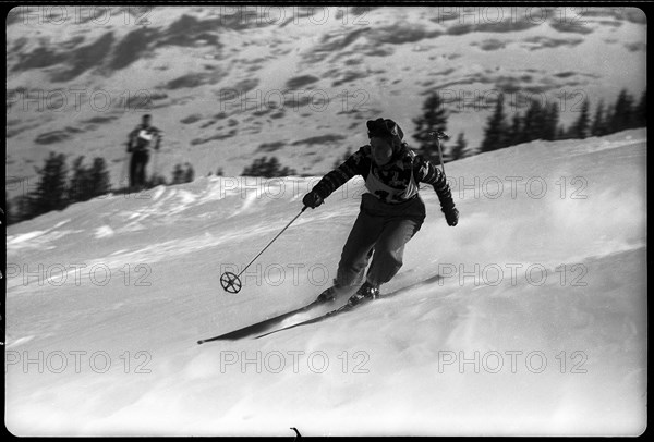 Skier Trude Jochum-Beiser ca. 1950