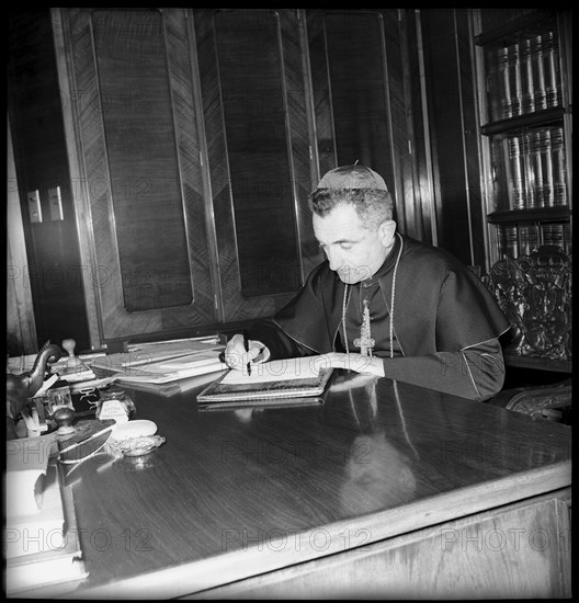 Angelo Jelmini, bishop of von Lugano 1953