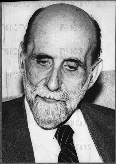 Nobel Prize laureate Juan Ramon Jimenez, 1956