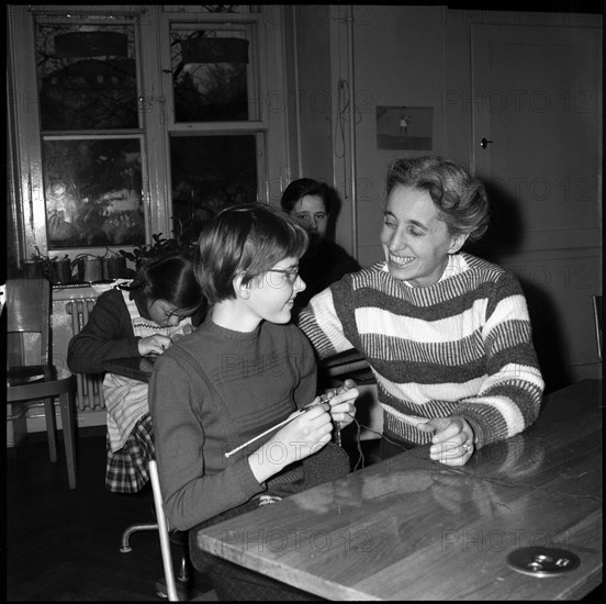 Therapeutic teacher Maria Egg-Benes, Zurich 1960