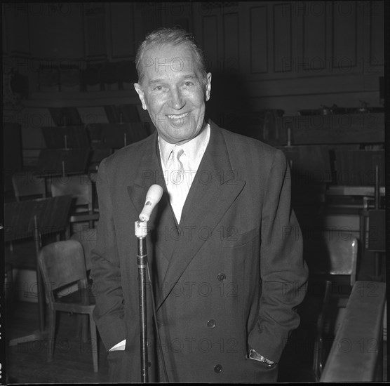 Maurice Chevalier in Zurich 1957