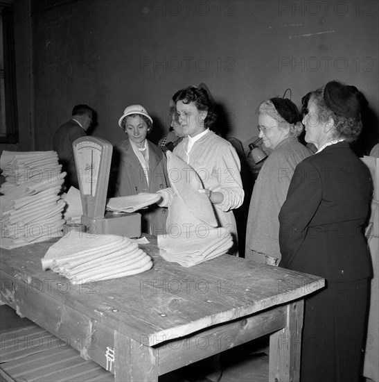 Hat factory, milliner supplier, La Moderna, Giubiasco, around 1955